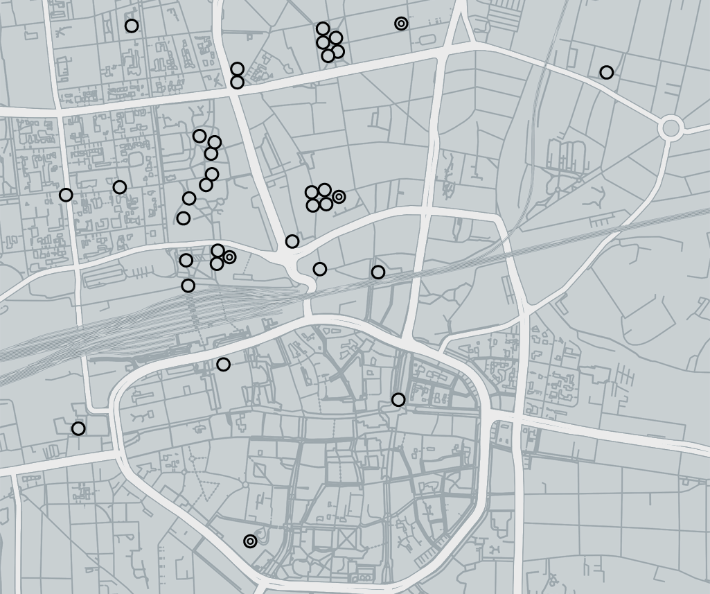 Imagemap: Routenavigation